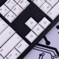 Brief White MAC 104+28 XDA profile Keycap Set PBT Dye-Subbed for Mechanical Gaming Keyboard Cherry MX Japanese